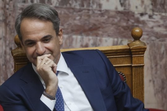 Ο πρωθυπουργός Κυριάκος Μητσοτάκης